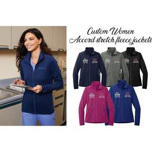 2025 Vestes de texte avec logo brodé personnalisé pour femmes Lk595 polaire extensible avec touche personnalisée - Product Image 2