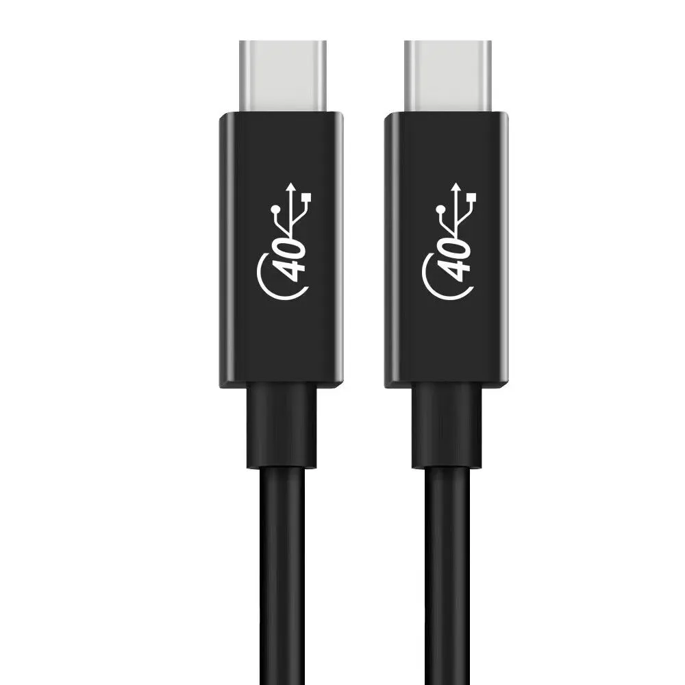 0.5M 20V5A5Kビデオ出力USB4Gen3タイプCケーブル (Thunderbolt 3ケーブル用) 40Gbps 100W (Thunderbolt 4ケーブル用)