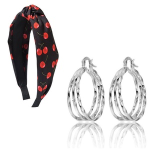 Set Regalo Donna: Accessori per Capelli all'Ingrosso, Fasce Designer e <span class=keywords><strong>Orecchini</strong></span> Moda - Product Image 1