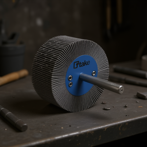 TTAKE Roue à lamelles abrasive 30x20 mm avec tige de 6 mm pour le meulage du métal - Product Image 3