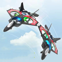2024 nouveau avion rc en mousse 2.4g une clé décollage et atterrissage en vol stationnaire flash avion microlight à vendre avec lumière led