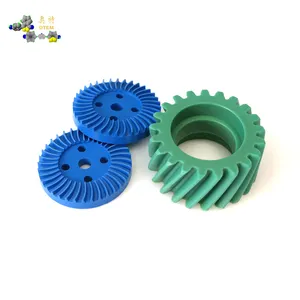 2023 New Product CNC Machined PA POM ABS PEEK PPS NYLON PC Wear Resistance Plastic Pinion & Ring Gear