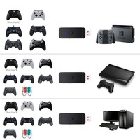 Adaptateur récepteur de contrôleur sans fil BT pour PS3 PS4 Xboxes Switch PC JYS-NS130