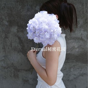 Fleurs d'hortensia artificielles Secret Garden, orange, en soie, 228 pièces, décorations de mariage, marqueurs d'allée - Product Image 2