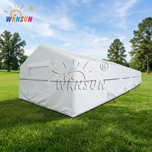 Tienda de campaña de rescate de emergencia inflable hermética blanca personalizada Winsun> 3000mm, resistente al agua, fácil configuración, bomba eléctrica, publicidad de inflado - Product Image 1