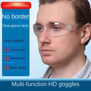 نظارات أمان للعمال في مجال البناء الصناعي بدون إطار بعدسات بلاستيكية غير مطلية لحماية العمال ونظارات اللحام - Product Image 6