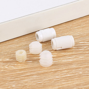 <b>Plastic</b> Double-Ended Embedded Nuts For Furniture Cabinet Easy Installation Expansion Joint Connectors Shelf Supports - Product Image 1