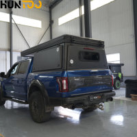 Huntoo auvent rigide pliable et étanche pour camping-car, léger, moderne, extensible, à glissière, pour camionnettes de toutes tailles