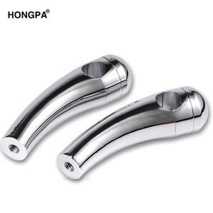 Elevador de manillar de motocicleta, abrazadera de 1 "y 25mm, cromado, negro, para Cruiser, Choppers, <span class=keywords><strong>Harley</strong></span> <span class=keywords><strong>Davidson</strong></span> - Product Image 1