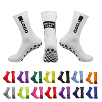 Chaussettes de sport personnalisées pour hommes, antidérapantes, classiques, populaires, respirantes, pour le cyclisme, le football et autres sports