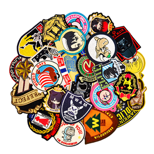 Parches Bordados a Mano de Equipos de Béisbol y Fútbol Americano, Parches Deportivos Termoadhesivos para Camisetas, <span class=keywords><strong>Gorras</strong></span>, Tela de Sarga, PVC y Plástico - Product Image 3