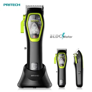 PRITECH 9000rpm Brushless Motor Hair Cut Machine High-Speed Hair Clipper With Magnetic Motor