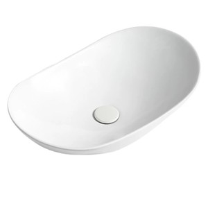 <span class=keywords><strong>Lavabo</strong></span> da appoggio rettangolare in ceramica di lusso, a vasca singola, senza maniglie per <span class=keywords><strong>rubinetto</strong></span>, per hotel - Product Image 1