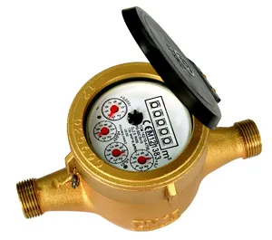 BWVA Ningbo Horizontal Type Volumetric Piston Class B R160 R200 R315 Dry Type Brass Water Meter