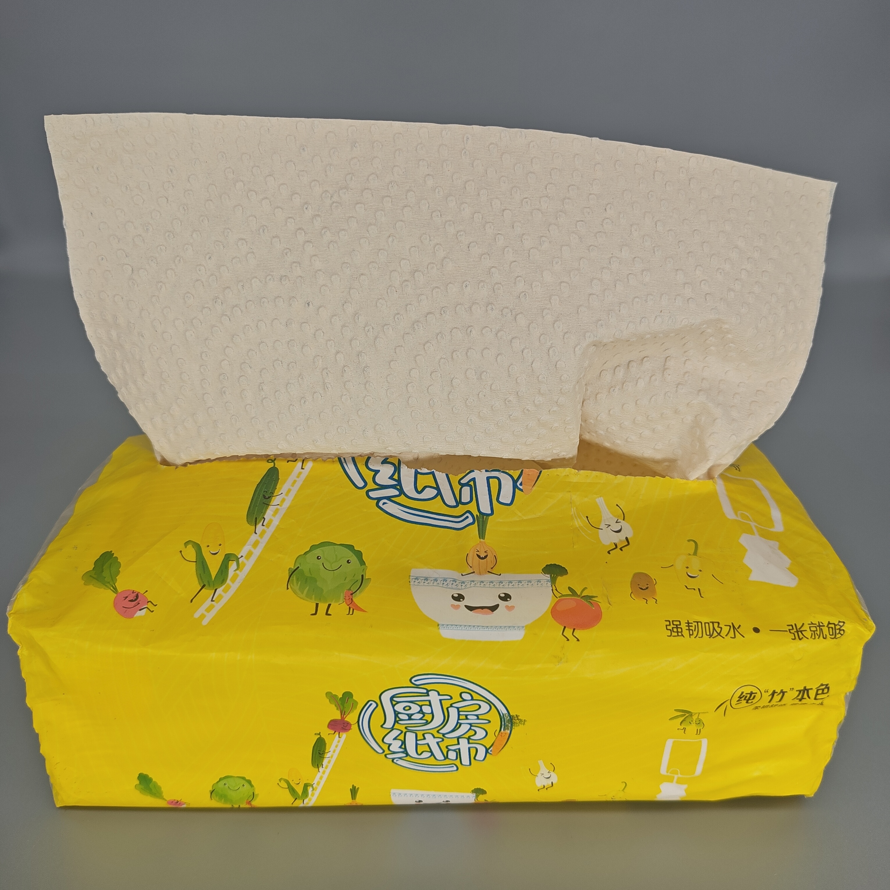 Customized Low Price Super Absorbent Oli 100% Virgin Wood Pulp Bamboo Pulp 2 Ply Kitchen Paper for Kitchen, Restaurant