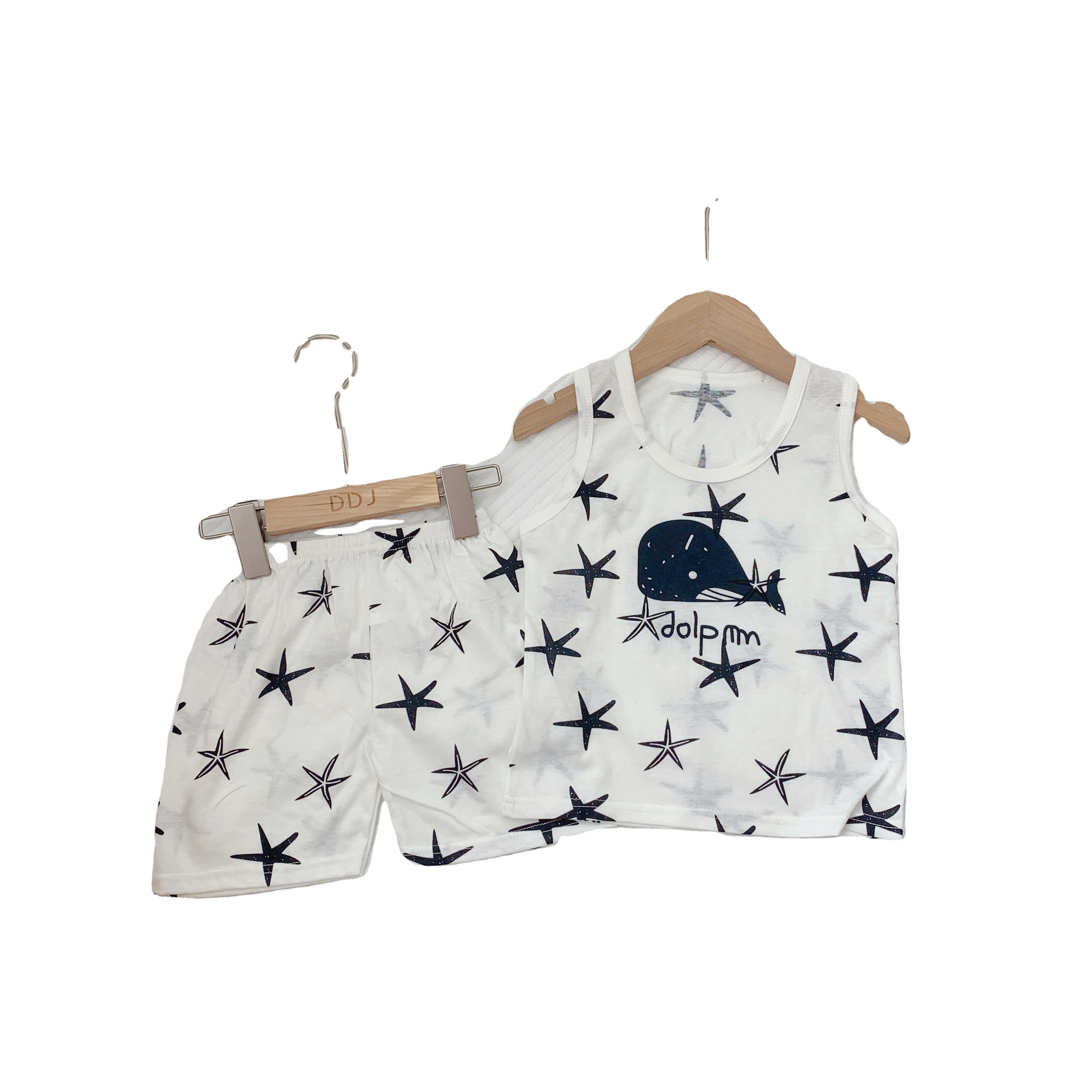 cartoon pattern print mid sleeve kid solid pajamas set thin summer girl pajama kids children kid clothing set for girl summer