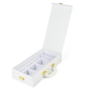 Boîte Cadeau Personnalisée en Carton Type Valise, Boîte de Rangement en Cuir pour Bonbons, Valise en Métal pour Barbier - Product Image 5