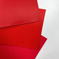 Vente en gros Livre en papier enduit PVC monochrome Couverture souple de couleur rouge pour emballage de lunettes et cadeaux avec gravure