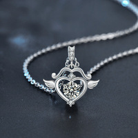 Collier en forme de flèche de Cupidon en diamant taillé au Mozambique, style professionnel, pour femmes, chaîne croisée en argent sterling 925, 2,7 g, personnalisé et créatif