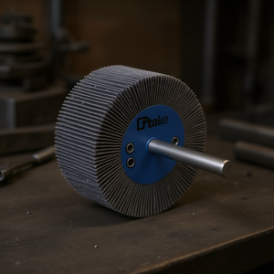 Disque à lamelles abrasif Ttake 60x40 mm, tige de 6 mm, grain 80, pour le meulage du métal - Product Image 3