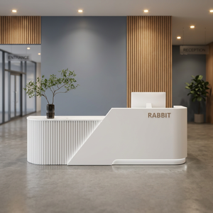Modern Simple Medical Beauty Salon <b>Checkout</b> Hairdressing Women's Clothing Store Company Reception bar Design Customization - Product Image 6