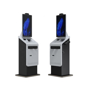 Distributeurs de cartes bancaires Crtly, écran tactile capacitif, libre-service, imprimante de billets, scanner de code QR, bornes de paiement pour hôtel, aéroport - Product Image 1