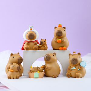 Serie Capybara Caja ciega original Figuras coleccionables adorables Diseños únicos Elementos sorpresa Hobby favorito de los entusiastas - Product Image 1