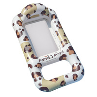 Fauteuil gonflable à double trou SMRA-033 à imprimé léopard avec lit flottant gonflable pour fête aquatique