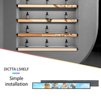 HIigh Light Stretch Lcd Bar Lcd Supermarché Écrans Strech Lcd Affichage Écran À Bande Personnalisée Pour La Publicité