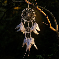 Hot Creative Ins Dreamcatcher Feather-hanger, windgong hangend ornament, Valentijnscadeau Grensoverschrijdende groothandel
