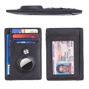 Schlanke Brieftasche für Airtag Minimalist RFID Blocking GPS Tracking Karten halter Brieftasche für Männer