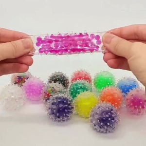 TPR Soft Gel Venting Water - Bead <b>Balls</b>, Squeeze - and - Play 3.5cm Adult <b>Squeezing</b> <b>Balls</b>, Grape - Style Toy <b>Balls</b> - Product Image 1