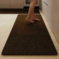 Tapis de cuisine Lanseon en fibres synthétiques modernes, antidérapant, super absorbant, écologique, résistant aux taches, épaisseur moyenne pour la maison