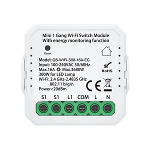 16 Wifi Smart Power Monitoring Modul Energie mess modul Tuya Smart Switch DIY Smart Home Wifi ble Relais schalter