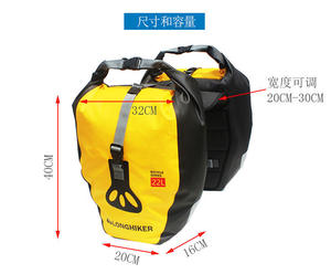 Bolsa de Lona de Lujo Personalizada para Ciclismo de Larga Distancia, Impermeable, Bolsa Deportiva para Bicicleta, Bolsa de Transporte para Exteriores - Product Image 5