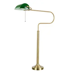 Hot Sale Indoor Floor Task Lamp Gold Colors E27 Home Decoration Gold Steel Modern Floor Lamp