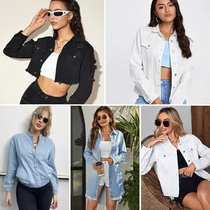 2023 Clearance women's wholesale casual denim coat dress mixed random shipment of stock clothing