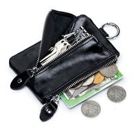 Nouvel étui à clés rétro en aluminium, minimaliste, multifonctionnel, porte-monnaie et porte-clés en un, pochette de rangement universelle