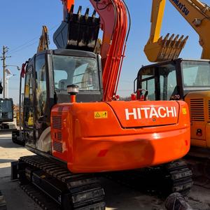 Mini-excavatrice d'occasion de haute qualité Hitachi ZX70 7 tonnes Excavatrice Moteur d'origine Excavatrice d'occasion Hitachi ZX60 ZX75 - Product Image 2