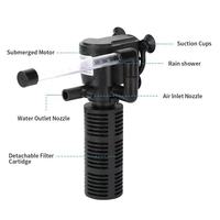 Pompes submersibles pour filtre supérieur d'aquarium RS-602 RS-603 RS-604 RS-605, oxygénation, triple filtration, combat