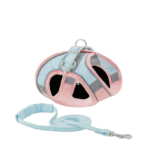 OEM Vpetbr 2025 Set tali anjing kulit PU kustom mewah dengan tali kabel taktis tanpa tarik silikon untuk hewan peliharaan kucing - Product Image 1