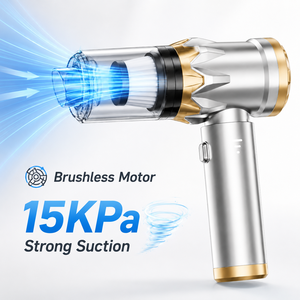 OEM ODM Custom 15KPa 65W Brushless Cordless Handheld <b>Vacuum</b> Cleaner Rechargeable 2-in-1 Air Blower Inflator for Car Home Office - Product Image 2