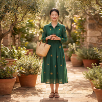Robes longues pour femmes, prix de gros, robe élégante décontractée pour femmes, robe maxi florale pour femmes grandes tailles