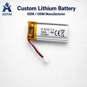 Batterie Lipo miniature 801535 3.7V 800mAh avec PCM pour traceurs et bijoux intelligents, directement de l'usine - Product Image 1