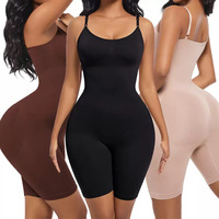 Combinaison sculptante intégrale sans coutures avec contrôle du ventre, effet push-up et bretelles invisibles, légère pour femme, idéale pour l'été
