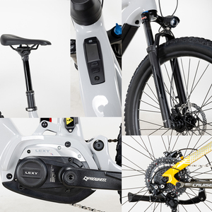 Customized 27.5 Inch Aluminum Mid-Drive 10Speed Dual Suspension Hydraulic Disc Air Fork Ebike Bici Montana Litio Elctrica SPDEM - Product Image 4
