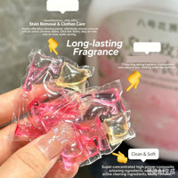 No.8 Flower House Eco-Friendly 5 1 Gel Pencuci Pakaian Aroma Mawar Ebony Pembersih Mendalam Aroma Tahan Lama Melembutkan Warna
