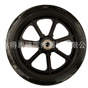 Ruedas de PU de 8'' para carrito de compras, ligeras, duraderas, con rodamientos, origen Hengshui - Product Image 5