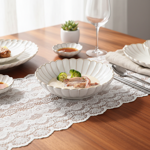 Service de vaisselle de mariage artisanal populaire, design marbre blanc de luxe, <span class=keywords><strong>assiettes</strong></span> de présentation pour événements, festivals et locations - Product Image 2