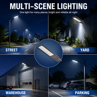 Lampe de rue LED intelligente ODM DOB IP65 140Lm/W pour éclairage extérieur commercial et urbain
